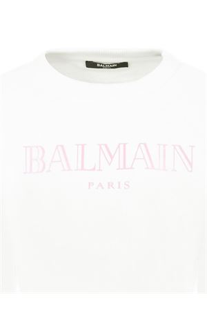 Logo-Print Sweatshirt BALMAIN PARIS KIDS | BW4A20Z0114100RS